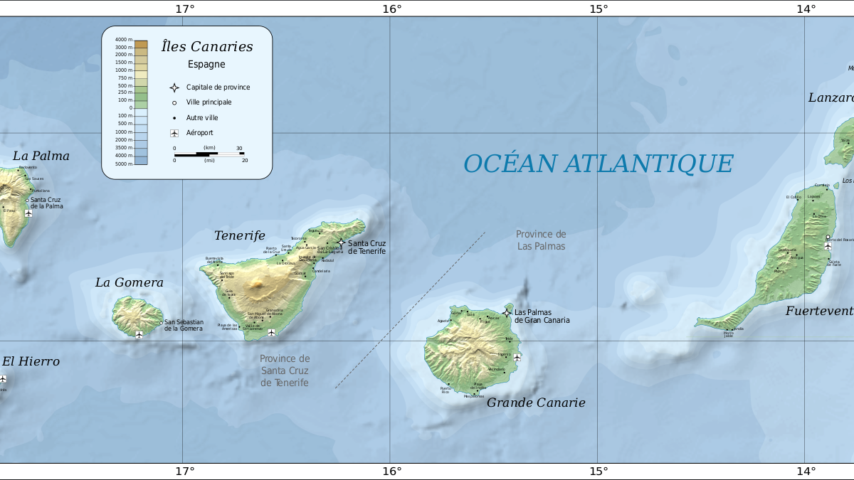 Map of the canary islands fr svg